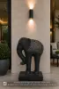 Product image 1 of the product “Majestic Elephant Sculpture, 60 cm Height, Cast Stone, Antique Finish Colour ”